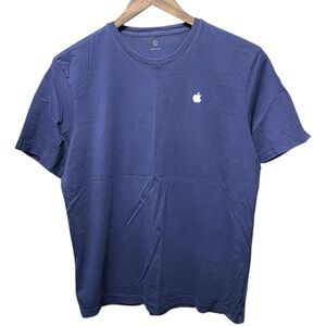 Apple brand iPhone short sleeve company technology electronic work promo T-shirt